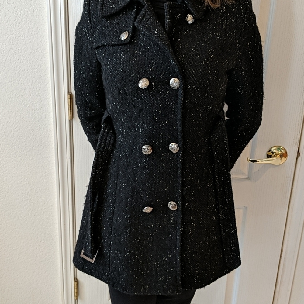 NWT!American Rag Blk/Wht tweed jacket SIZE MED - Picture 3 of 16